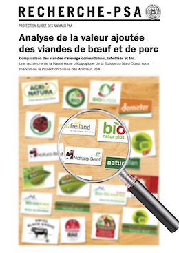 Nouvelle étude sur le marché de la viande sous label: animaux de rente et éleveurs souffrent du pouvoir de marché de la grande distribution